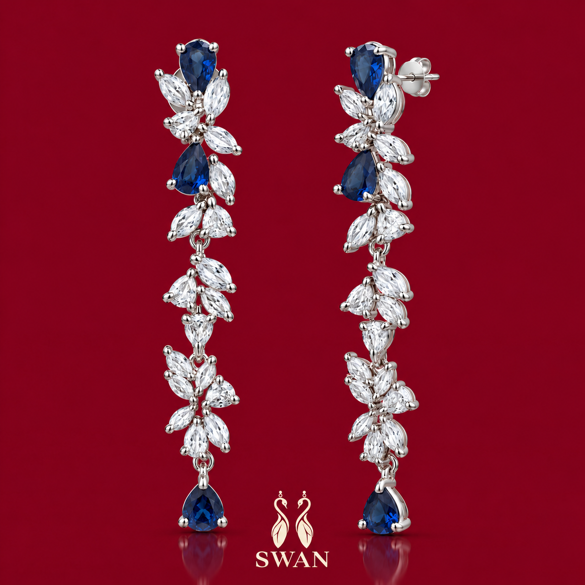 Sylvie Midnight Earrings
