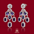Fleur Violet Earrings