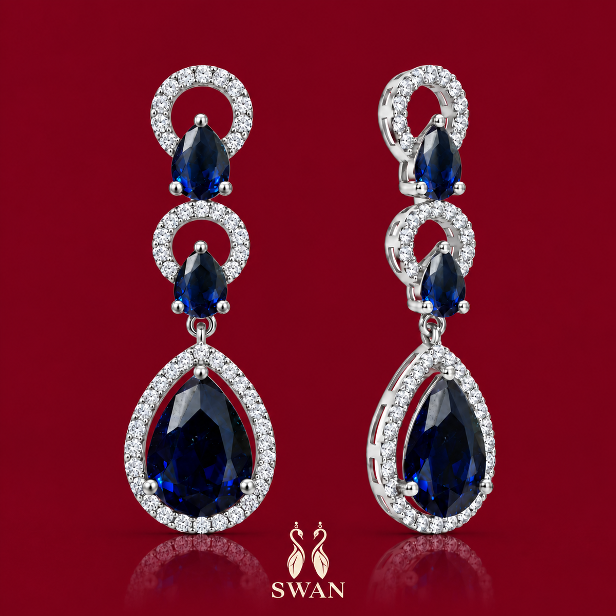 Serena Midnight Earrings