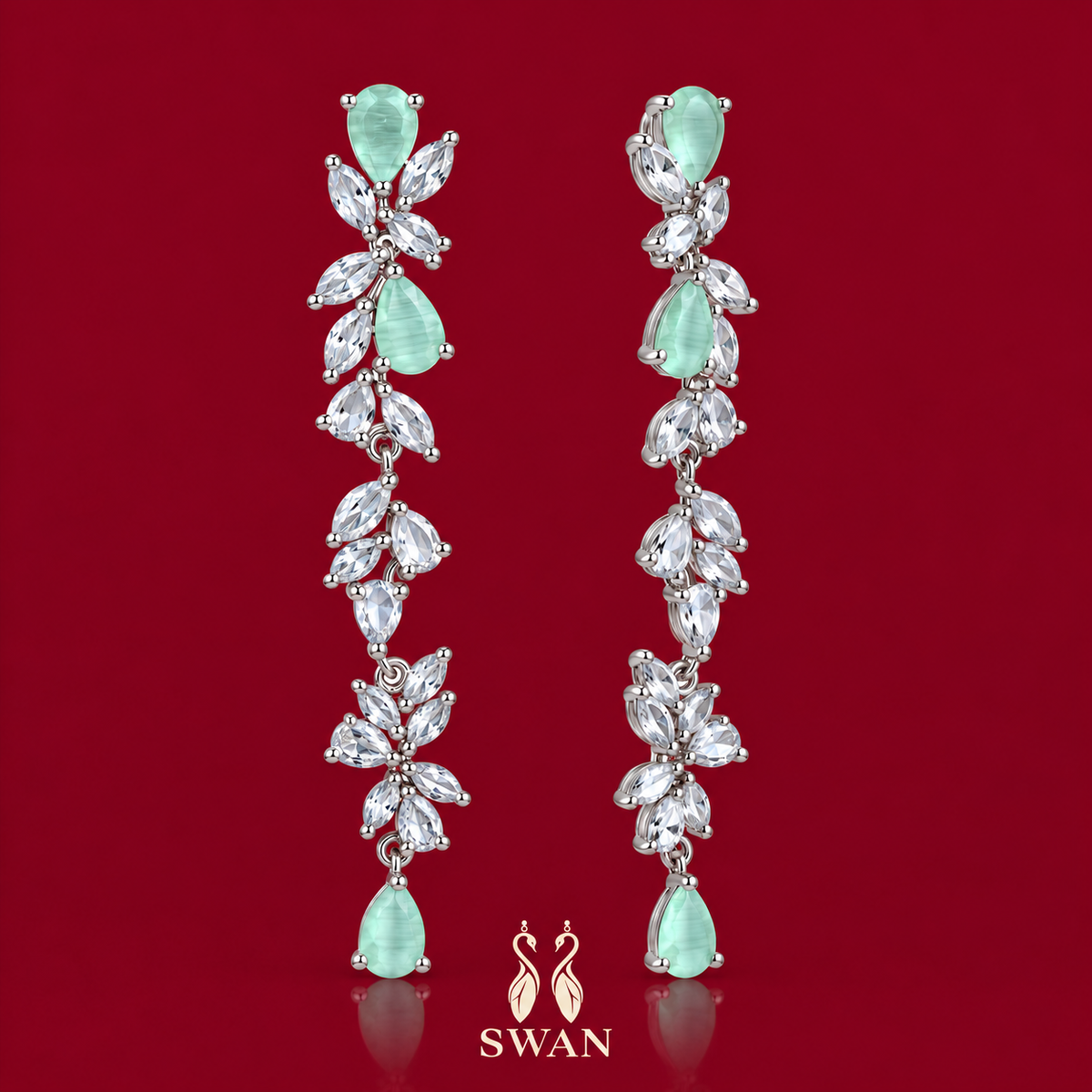 Sylvie Mint Earrings