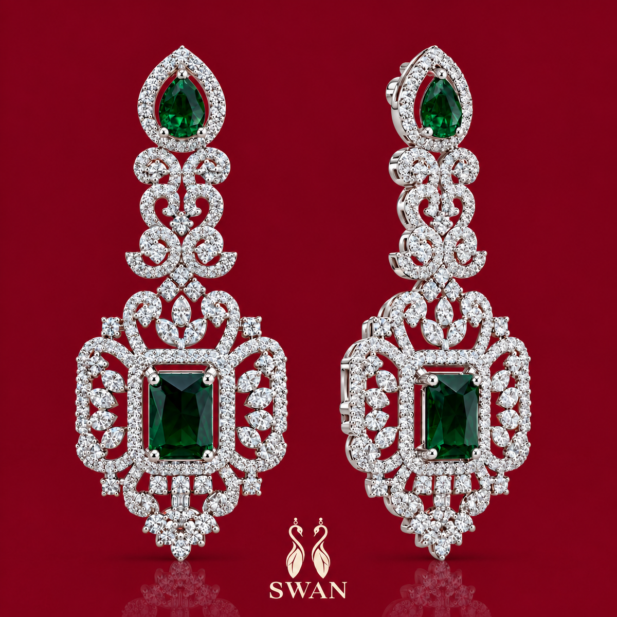 Regalia Emerald Earrings