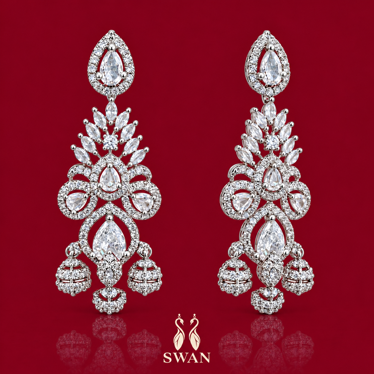 Meher Crystal Earrings
