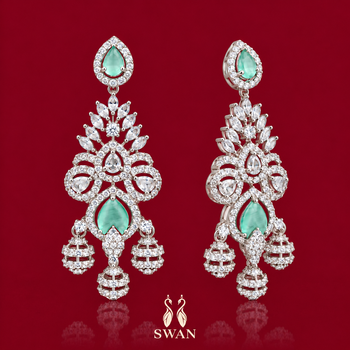 Meher Mint Earrings